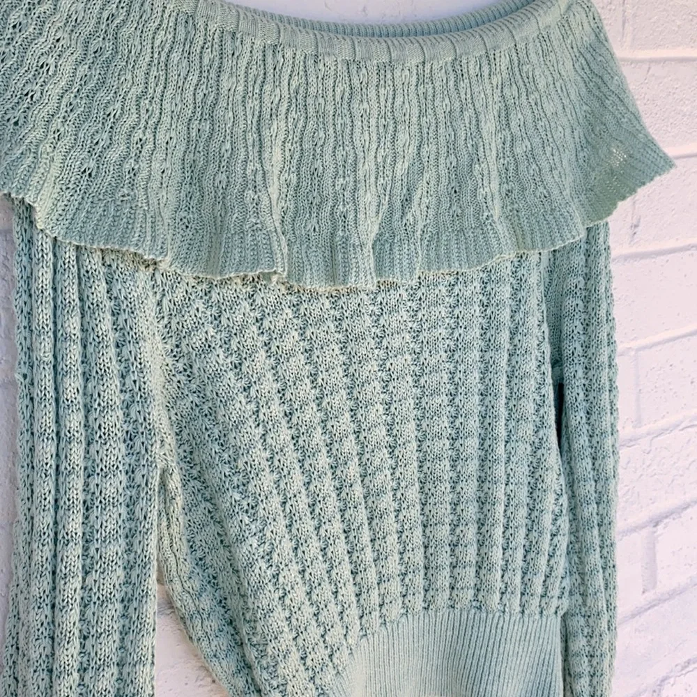 NWT FREE PEOPLE Crazy In Love Ruffle Top S - Picture 3 of 8